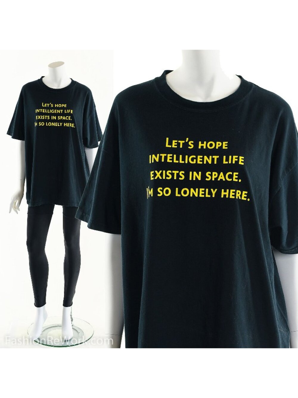 Funny Space Alien Tshirt 90s Y2K